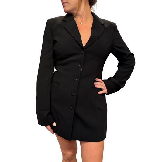 Peralta Blazer Romper-Black