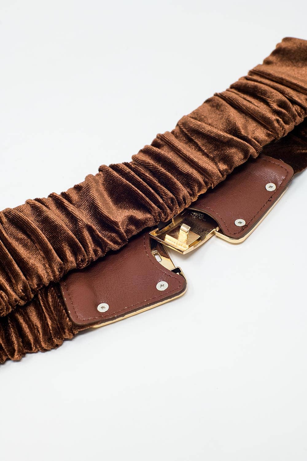 Brown Velvet Belt