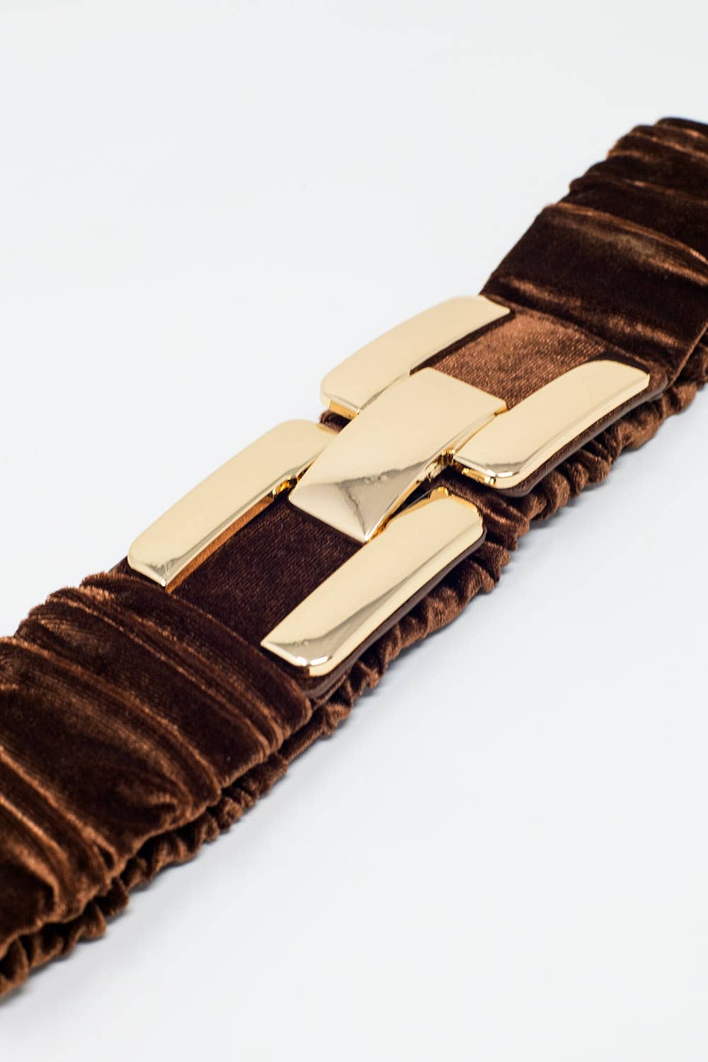 Brown Velvet Belt