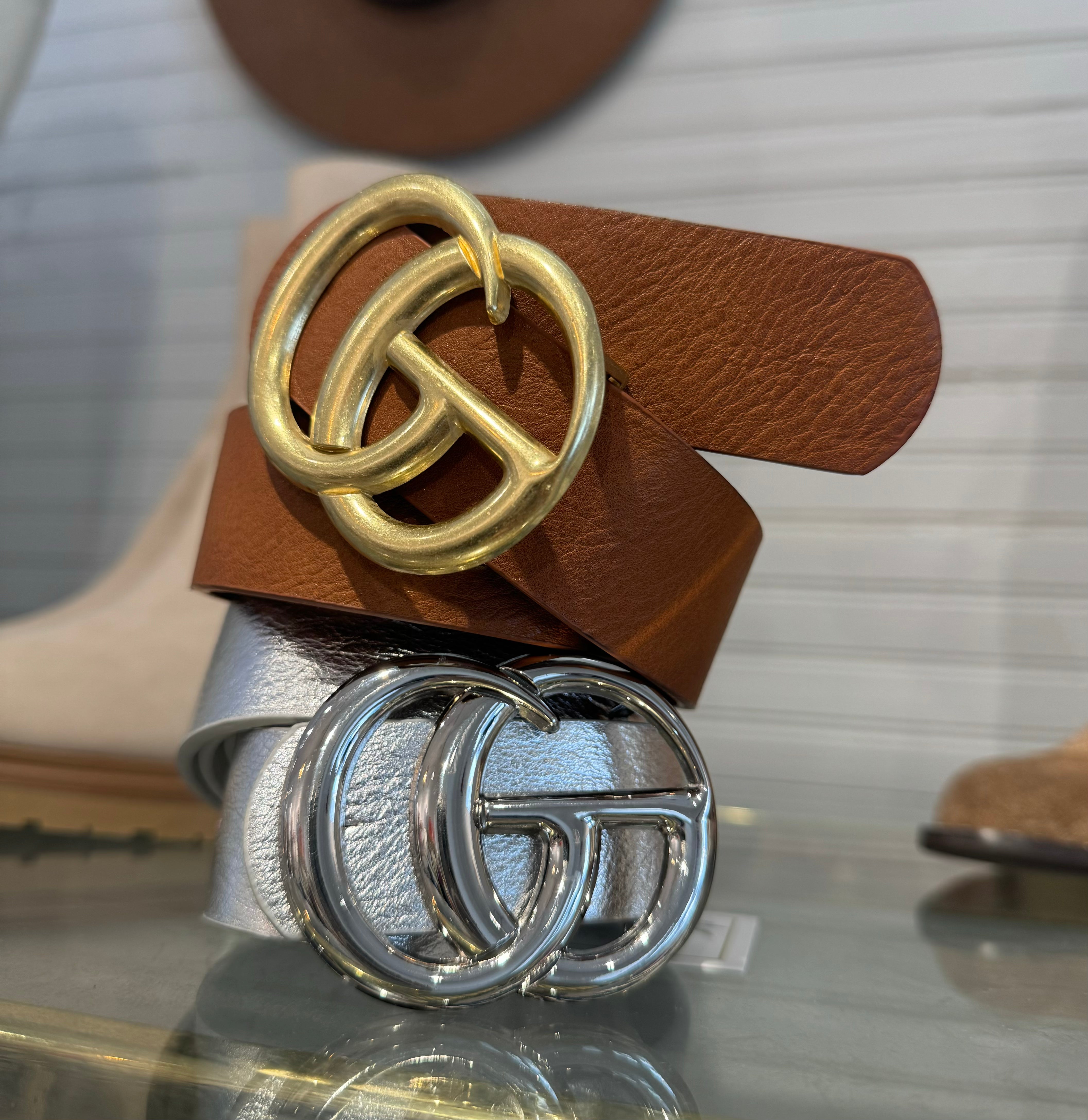 Gucci Vintage Belt Silver