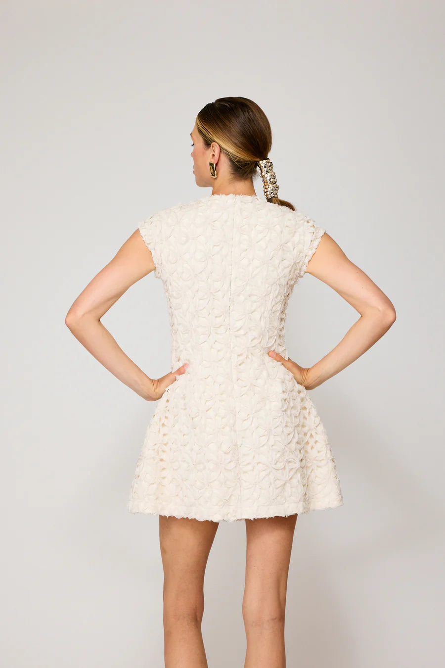 Aris Mini Dress | Ecru