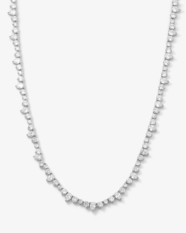 Dynasty Necklace - Silver|Diamondettes