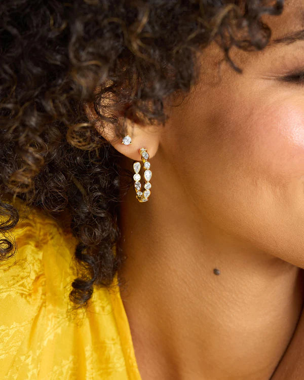 Isla Hoops 1" | Gold|Diamondette