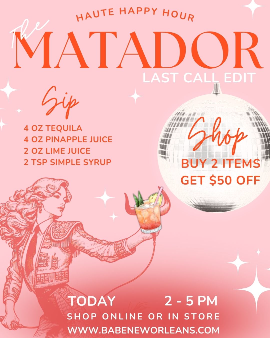 Haute Happy Hour: The Matador