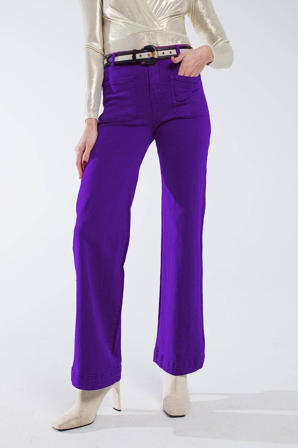 Purple Straight Leg Jeans *was $89