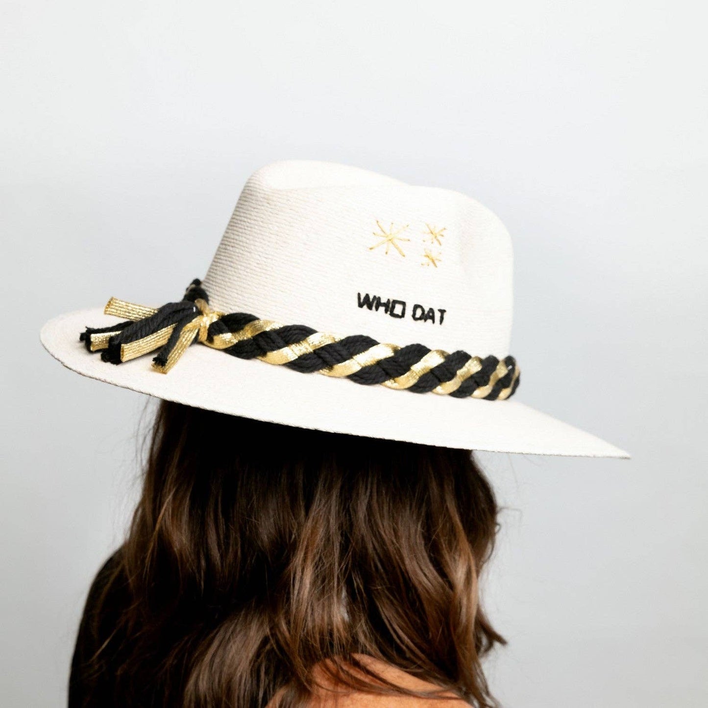 "WHO DAT" Gameday Baldiz Hat