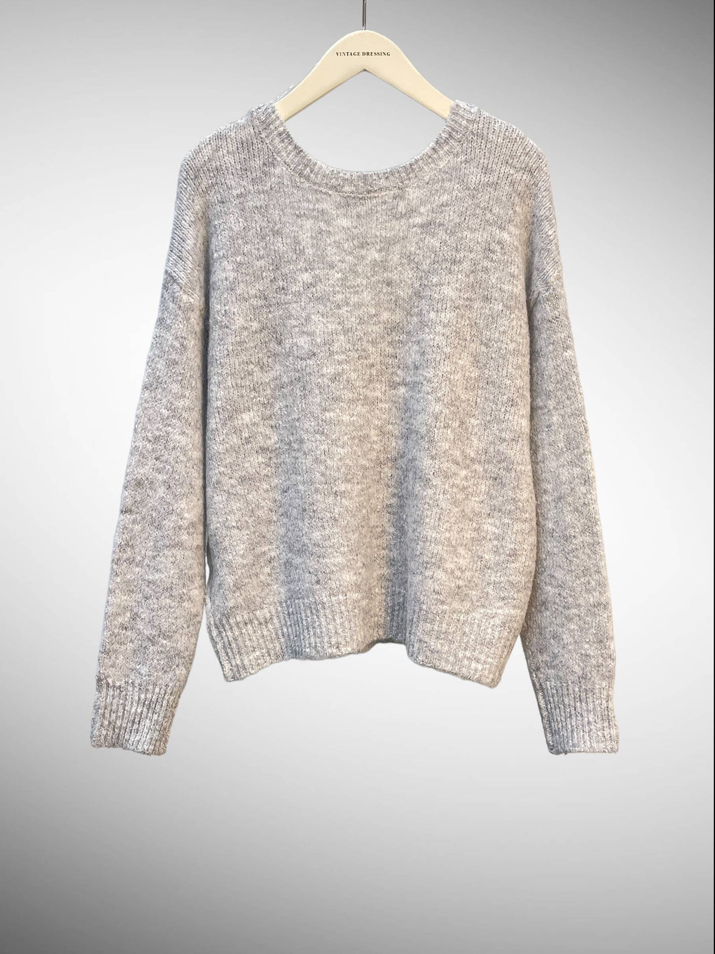 Butterfly Knot Sweater | Grey