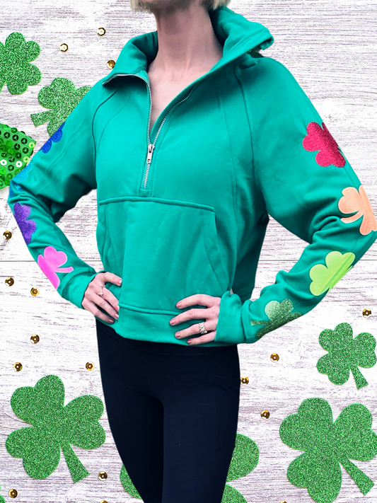 Rainbow Clover Sweatshirt