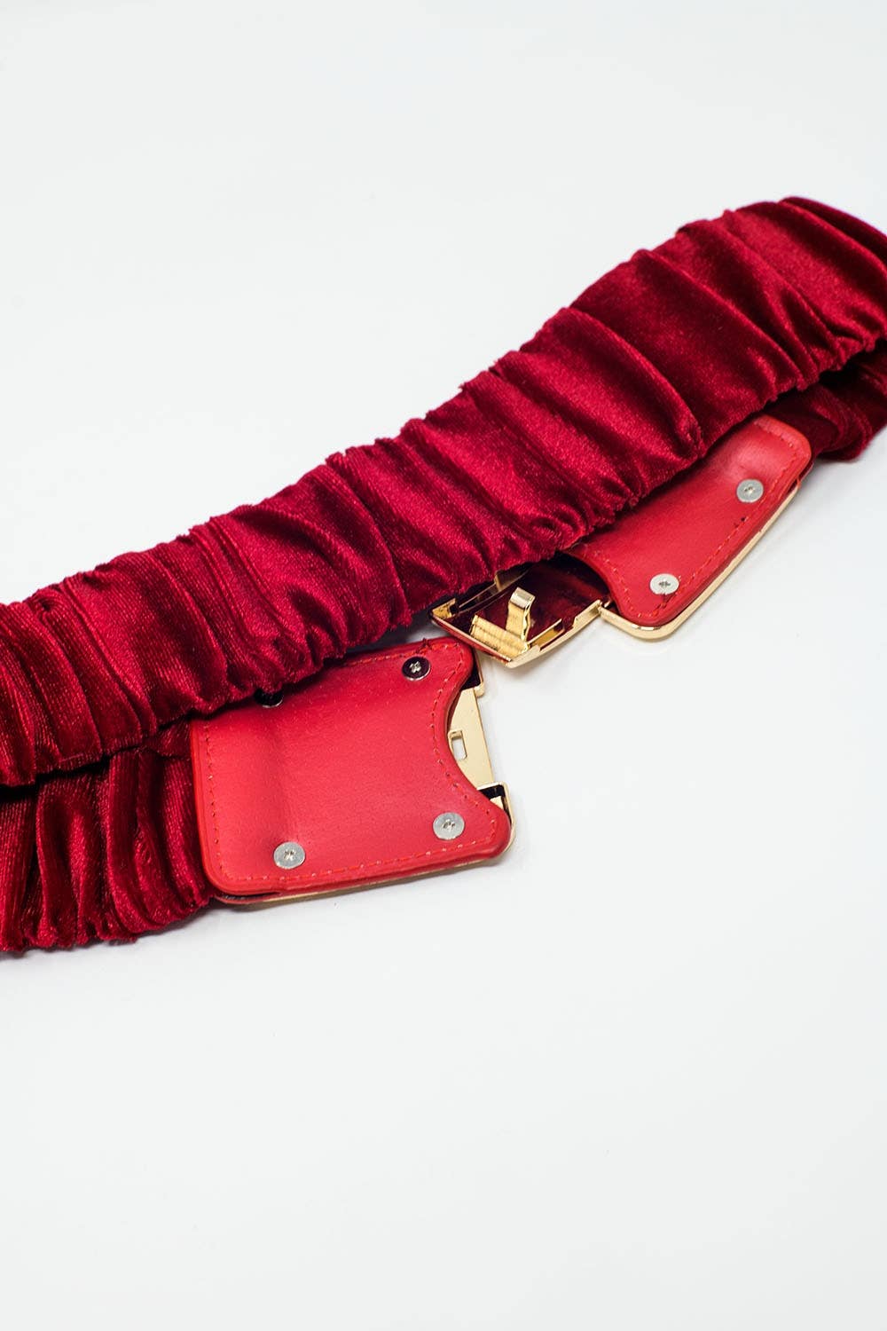 Bordeaux Velvet Belt