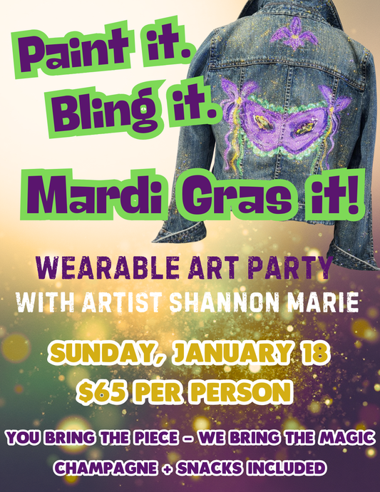 Wearable Art Party with Artist Shannon Marie