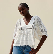 Load image into Gallery viewer, Loudon Blouse - Ivory
