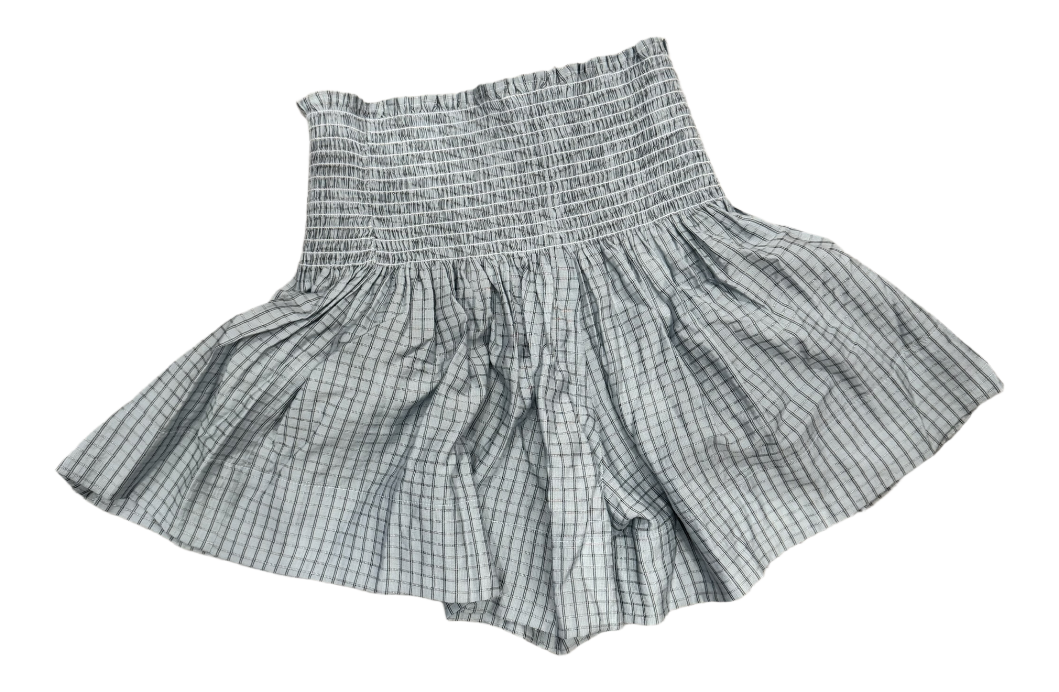 Erica Skirt Powder Blue Plaid
