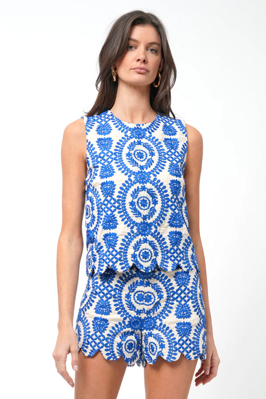 Joanne Scalloped Top