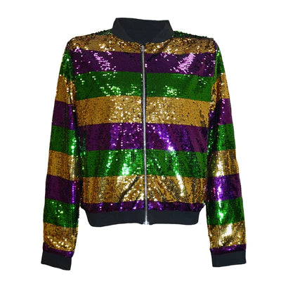 Dazzling festival jacket with sparkling details designed for parties and celebrations