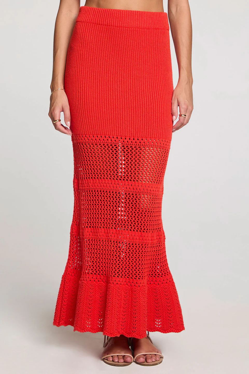Teagan MIDI sweater skirt