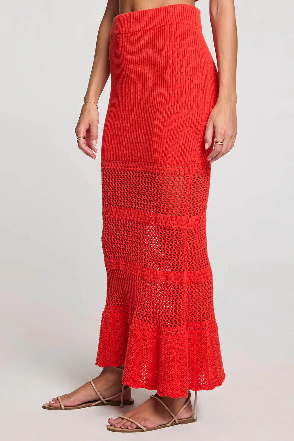 Teagan MIDI sweater skirt
