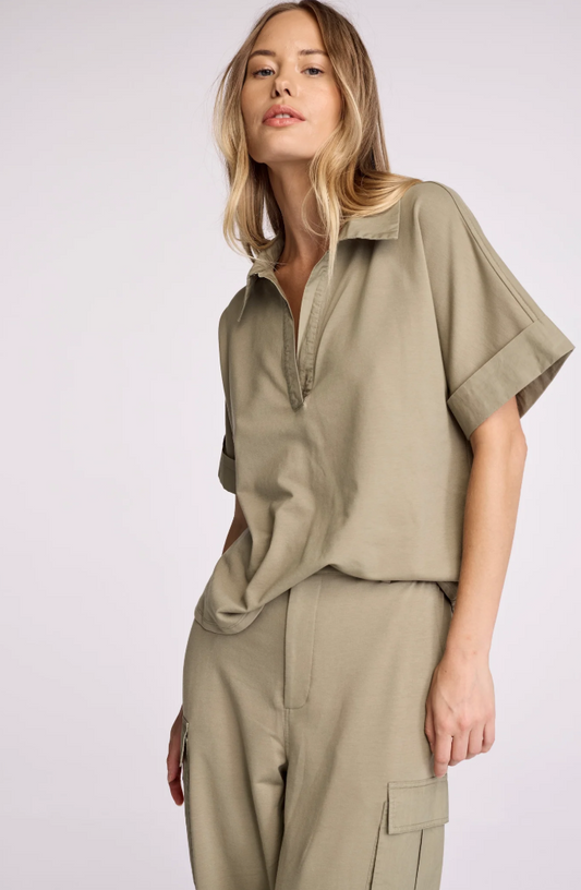 Ivy Popover | Vintage Moss Green