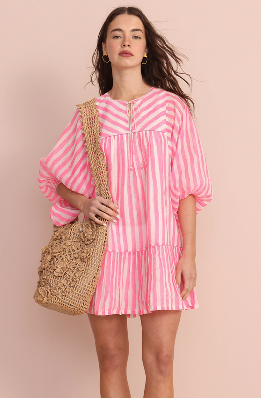 Baton Dress | Striped