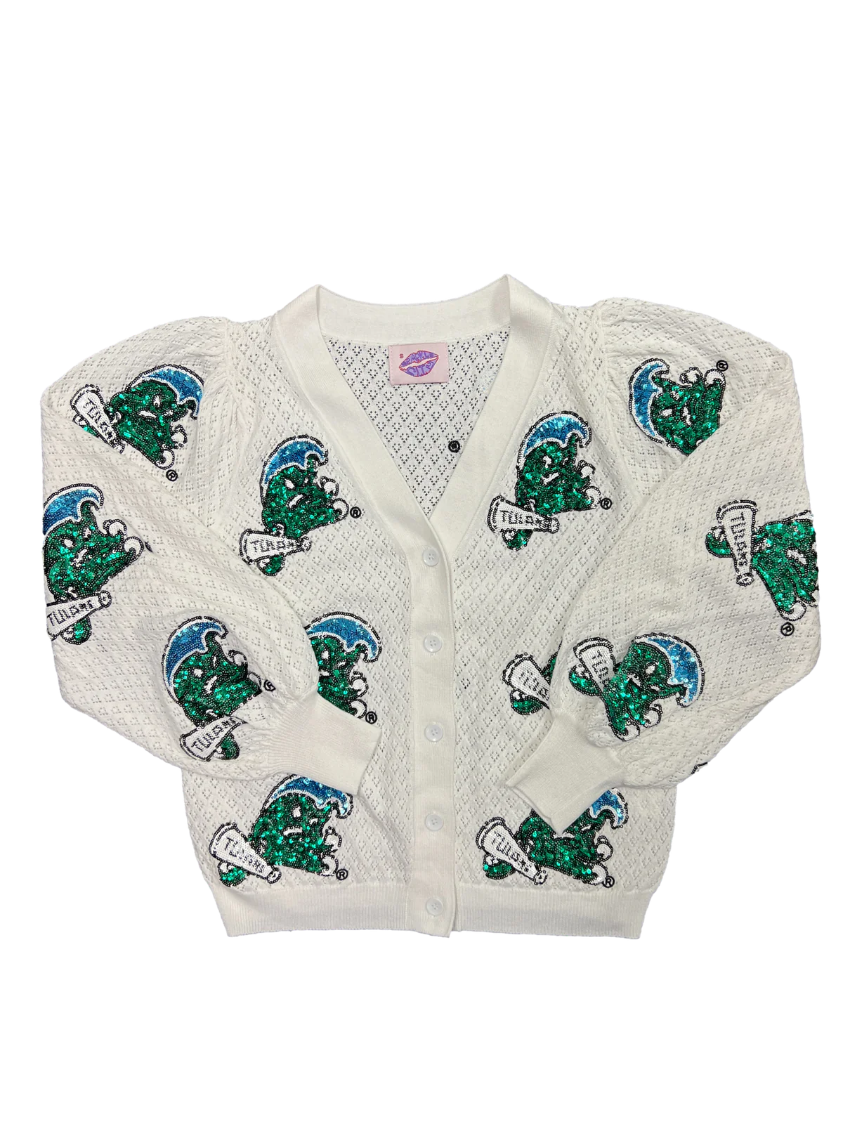 Angry Wave Puff Cardigan