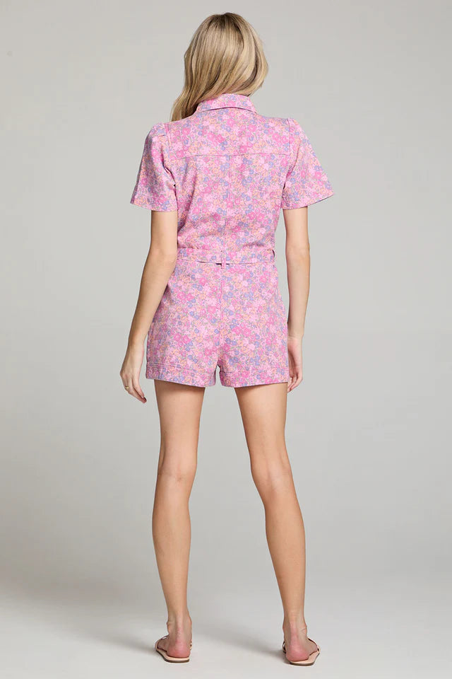 Adriana Denim Romper | Azalea