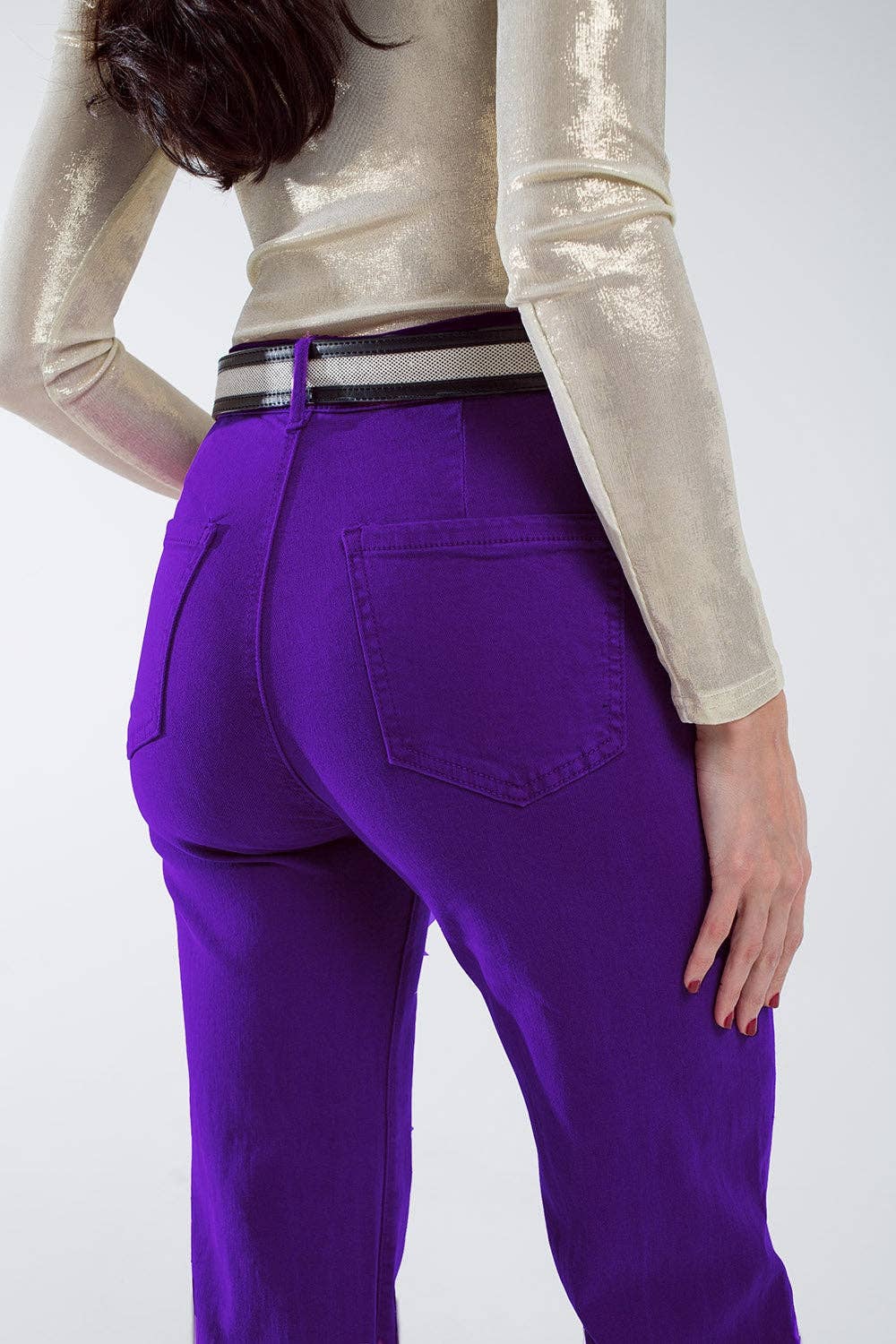 Purple Straight Leg Jeans *was $89