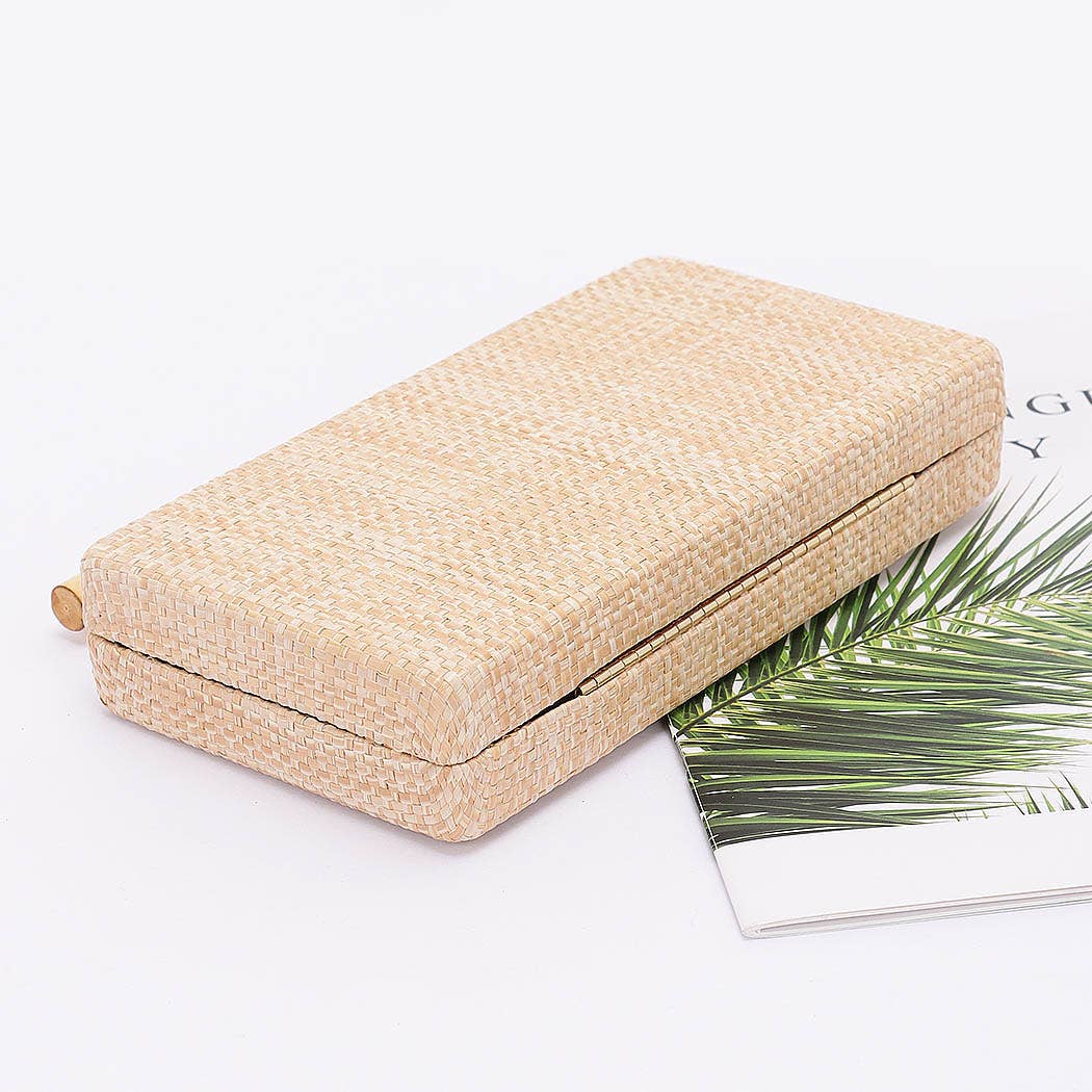Bamboo Handle Clutch