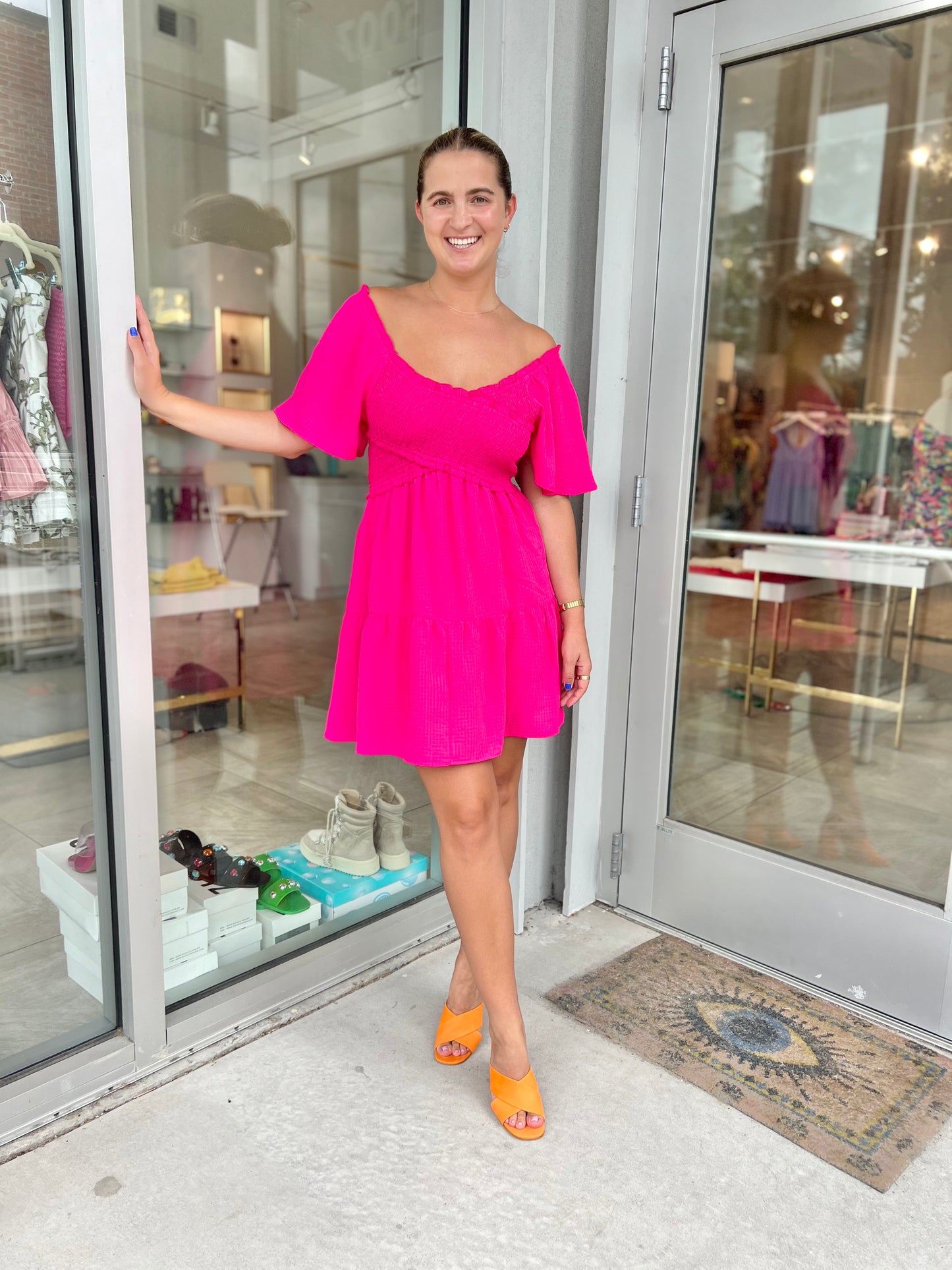 Ginger Dress - Pink