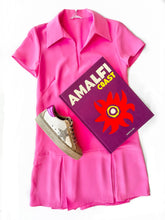 Load image into Gallery viewer, McEnroe Dress - Shocking Pink
