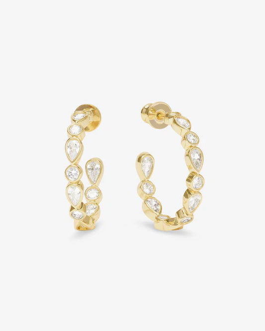 Isla Hoops 1" | Gold|Diamondette