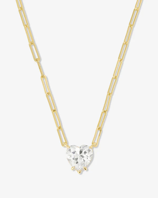 Samantha Loves You More Necklace | Gold|Diamondette