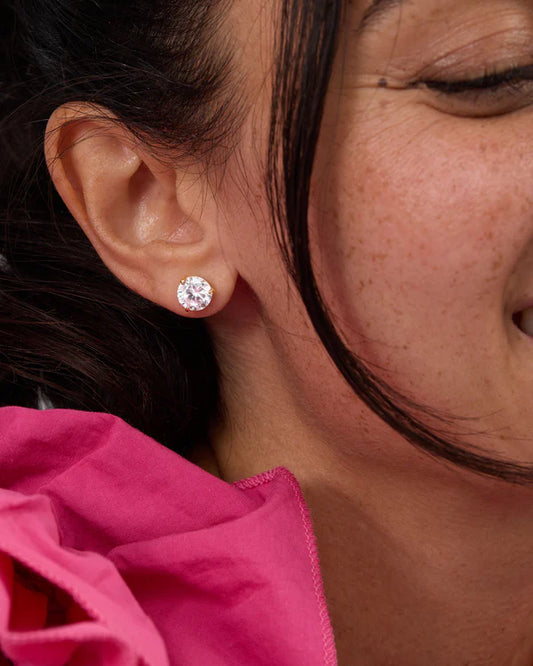 Not Your Basic 8mm Stud - Gold|Diamondettes