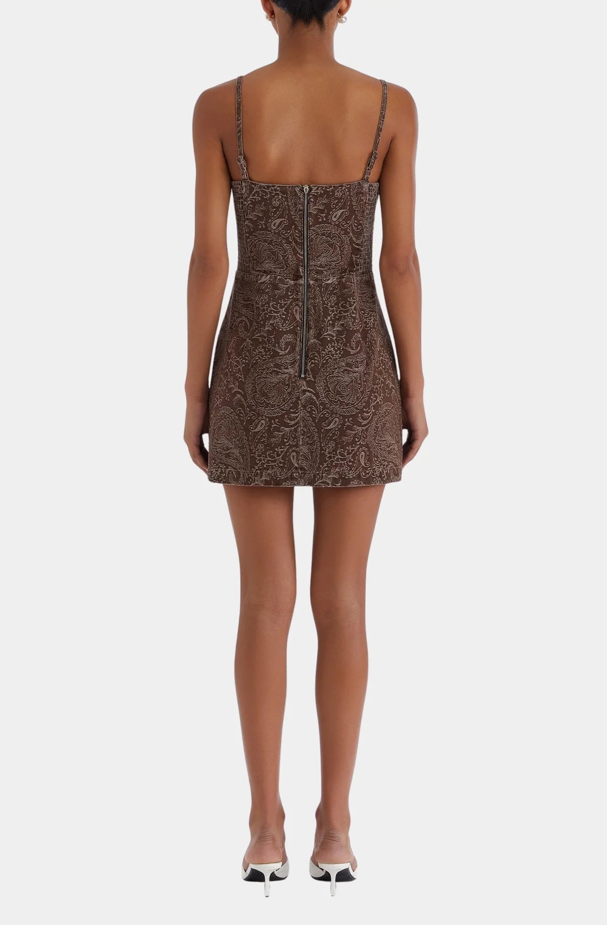 Taylor Skort Romper | Paisley Brown