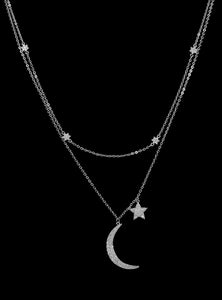 Moon  Star Necklace