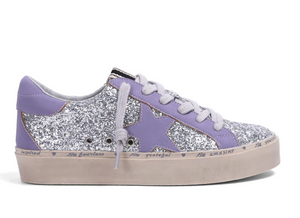 Pixie Sneaker - Silver Sparkle