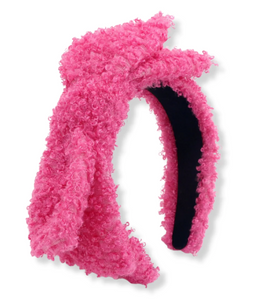 Hot Pink Bow Headband