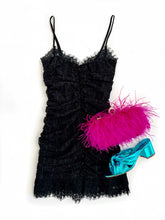 Load image into Gallery viewer, Samira Mini Dress - Black
