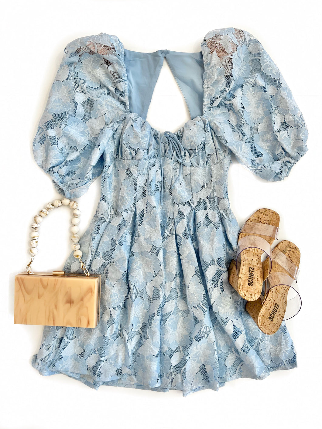 Honey Mini Dress - Blue